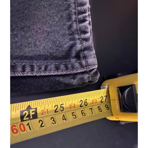 Vtg Levis 560 Black Jeans Womens 12 Reg 27" Denim Pants 1997 0897 Y2K - Picture 9 of 10